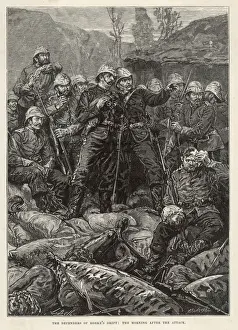Victorian Era Warfare Drucke: Zulu War Rorkes Drift