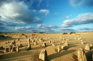 Geschenk-Ideen Drucke: Australien - Die Pinnakens, Kalkstein. Nambungscher Nationalpark in Westaustralien