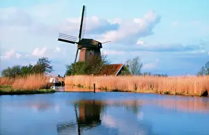 Dutch Windmill Photography Drucke: Netherlands Windmill