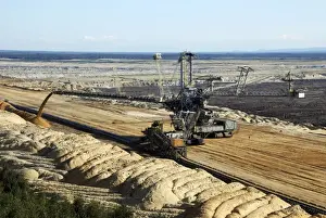 Lignite Mining In Germany Drucke: Vattenfall Europe Opencast brown coal (lignite)