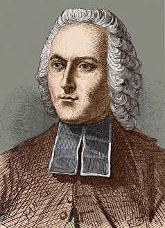18th Century Scientist Portraits Drucke: Abbe Nollet