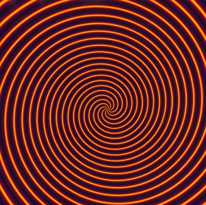 Abstrakte Computerkunstwerk einer Spirale