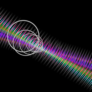 Black Background Illustration Drucke: Abstract pattern, artwork F008 / 3380