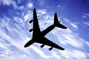 Aeroplane In Flight Drucke: Aeroplane in flight