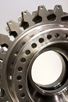 Aviation Technology Images Drucke: Aircraft engine component