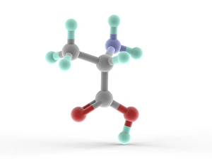Molekül von Alanin