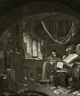 Alchemist Artwork Drucke: Alchemist, historical artwork