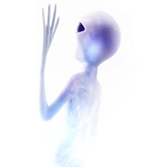 Alien, computer artwork