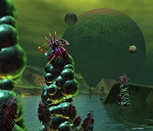 Extraterrestrial Life Forms Drucke: Alien creatures
