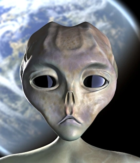 Erde Drucke: Alien