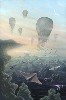 Alien Life Forms Drucke: Alien life-forms, artwork