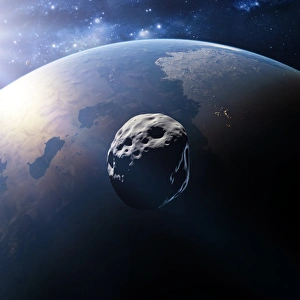 Verwandte Bilder Drucke: Exoplanet und Asteroid
