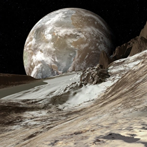 Extraterrestre Planeten Kunstwerk