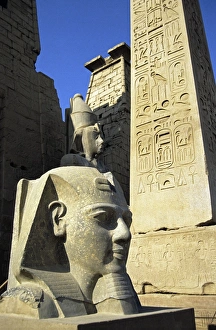 Ancient Egyptian Monuments Drucke: Ancient Egyptian monuments at Luxor