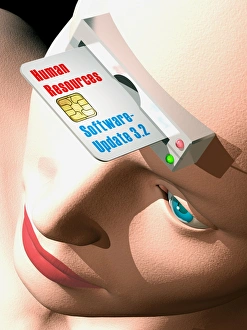 Future Technology Concept Drucke: Android software update