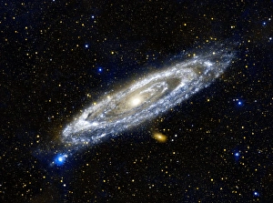 Und Galaxie Andromedas, UV-Bild