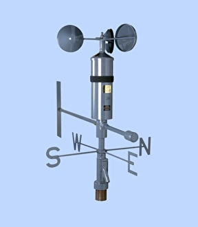 Weather Forecasting Tools Drucke: Anemometer and wind vane