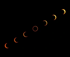 Annular Solar Eclipse Drucke: Annular solar eclipse, 10 May 1994