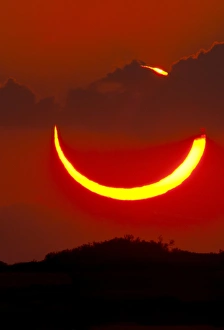 Annular Solar Eclipse Drucke: Annular solar eclipse C014 / 4481