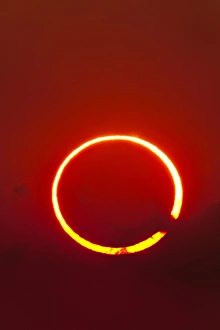 Annular Solar Eclipse Drucke: Annular solar eclipse C014 / 4484