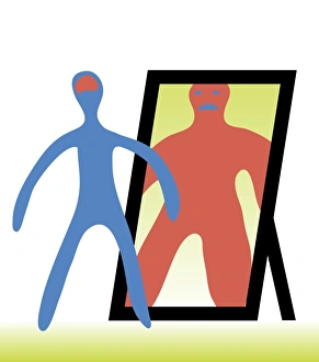 Body Image Issues Drucke: Anorexia, conceptual artwork