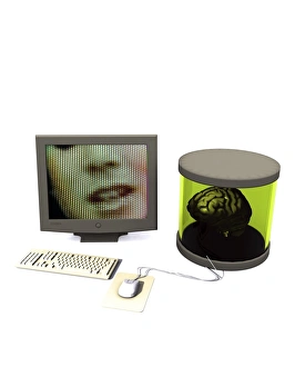 Artificial Intelligence Technology Drucke: Artificial intelligence, computer artwork