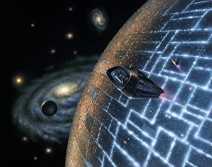 Computer Generated Planets Drucke: Artificial planet, artwork