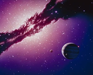 Cosmology Science Drucke: Artwork of the active Centaurus A galaxy