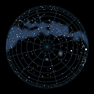Celestial Atlas Drucke: Artwork of the celestial southern hemisphere