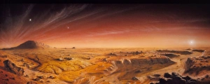 Bilder Datiert 1995 August 7 Aug 1995: Bild der Oberfläche des Mars Panorama