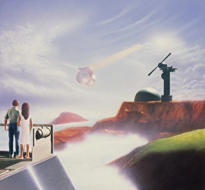 Bilder aus dem Jahr 1988: Kunstwerke einer terraformierten Mars.