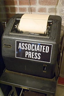 Bilder Datiert 19. September 2011: Assoziierter Presse-Telegraphenmaschine