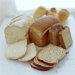 Bread Varieties Drucke: Assorted breads