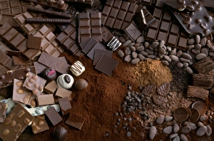 Unhealthy Foods List Drucke: Assorted chocolates C014 / 1522
