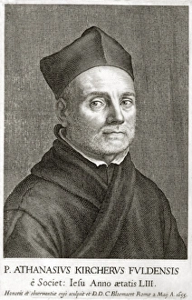 Athanasius Kircher Drucke: Athanasius Kircher, German scholar