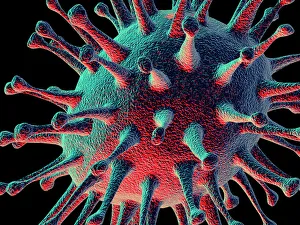 Influenza Virus Drucke: Avian flu virus