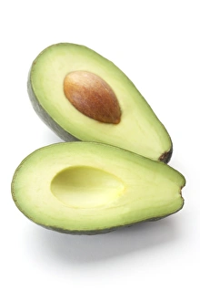 Avocado Fruit Drucke: Avocado halves