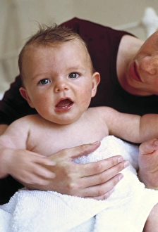 Baby Bath Time Drucke: Baby after bath