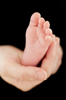 Newborn Baby Foot Drucke: Babys foot