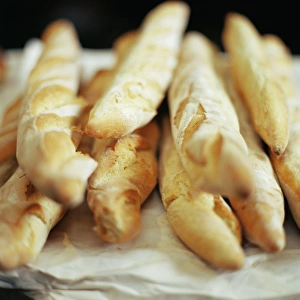 Bread Photography Drucke: Baguettes