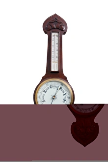 Weather Forecasting Tools Drucke: Barometer and thermometer C014 / 1239