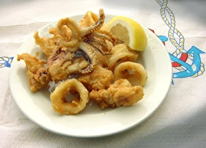 Fattening Foods List Drucke: Battered seafood