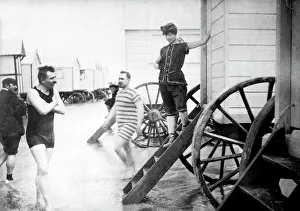 Strandbadmaschinen aus dem Jahr 1913