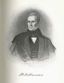 American Chemist Drucke: Benjamin Silliman, US chemist