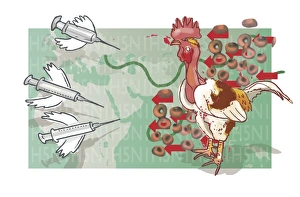 Vogelflu, Konzeptkunstwerk
