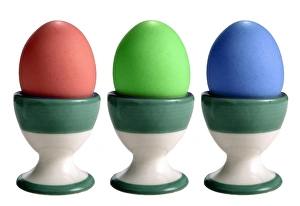 Coloured Eggs Drucke: Boiled eggs