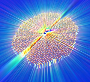 Conceptual Brain Image Drucke: Brain complexity, conceptual artwork