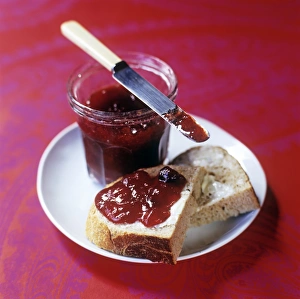 Kitchen Table Setting Drucke: Bread and jam