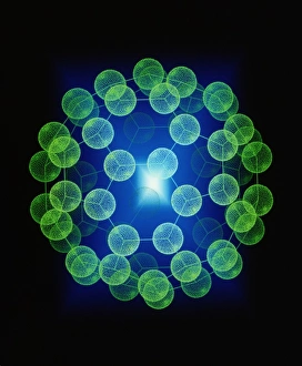 Carbon Allotrope Drucke: Buckminsterfullerene