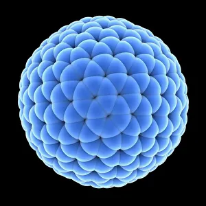 Drucke von Das Kunstwerk eines Buckyball-Moleküls mit der chemischen Formel C20, auch bekannt als Buckyfullerene Bilder Datiert 2011 März: Kugelstauermolekül C320, Kunstwerk